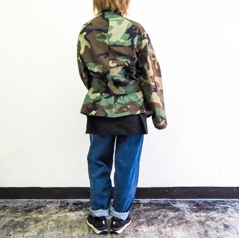 甘辛ミックス フリルミリタリーリメイクジャケット NH64 セール