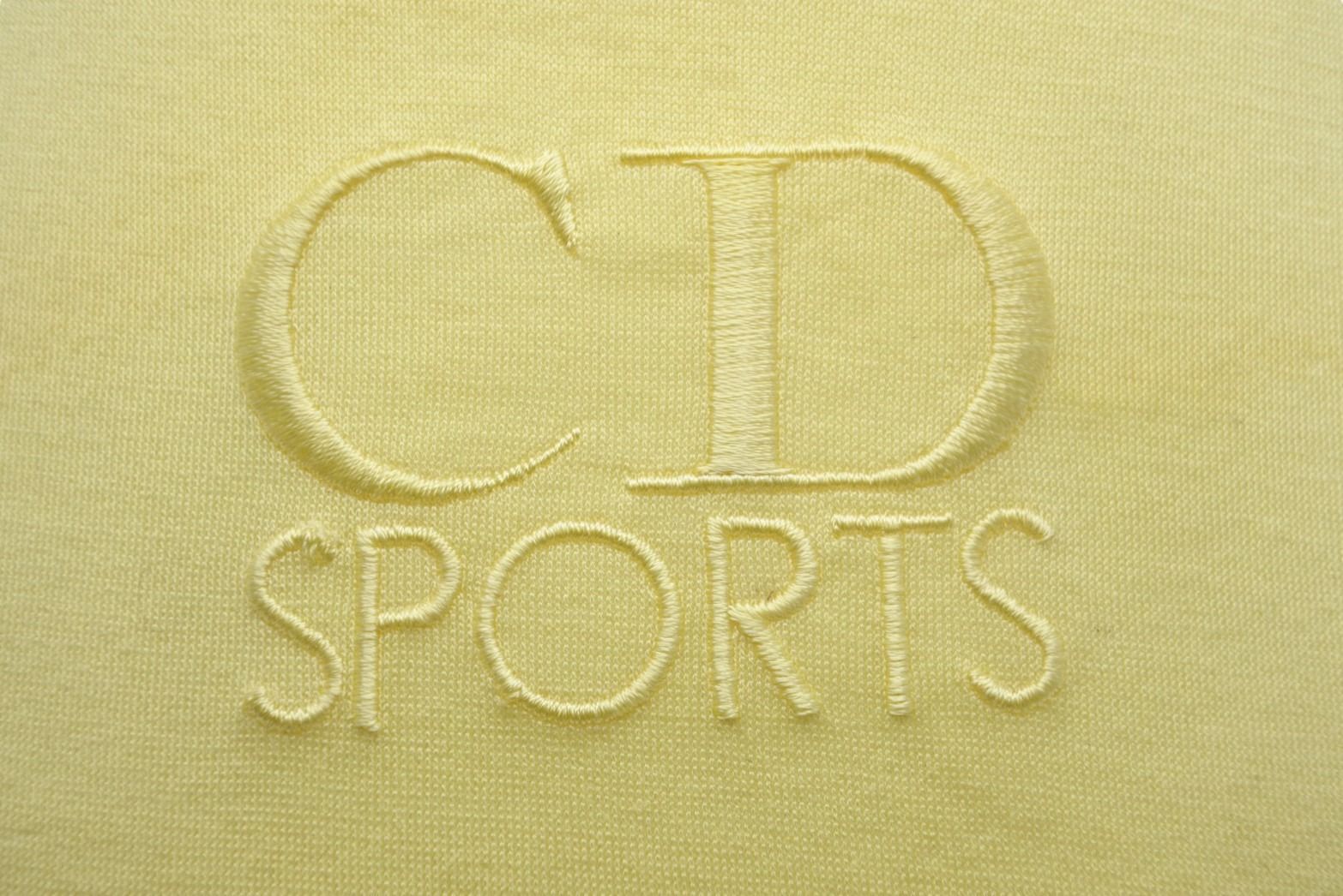 良品✨クリスチャンディオールスポーツ✨ゴルフウェア　ドット　イエロー　L 良品✨クリスチャンディオールスポーツ✨ゴルフウェア ドット