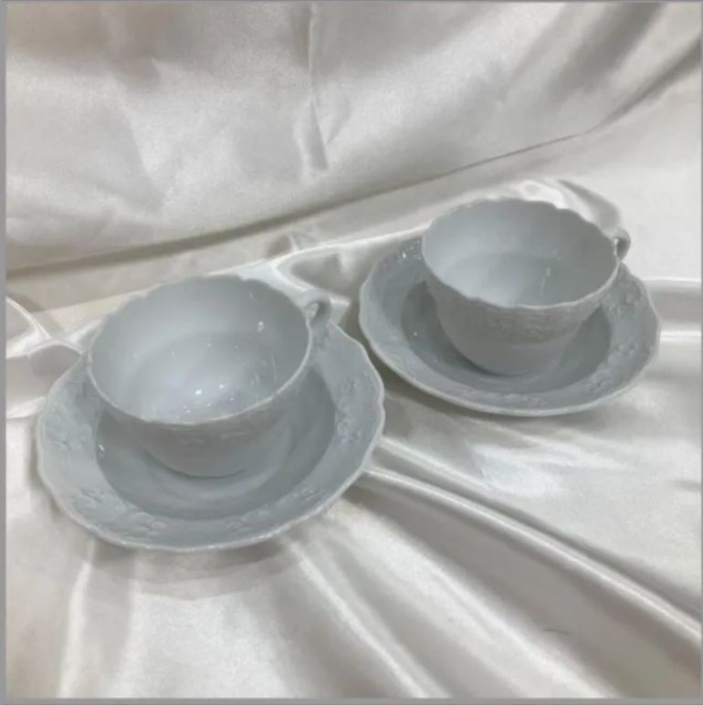 A【2点セット】HEREND ヘレンド ティーカップ ソーサー バロック 