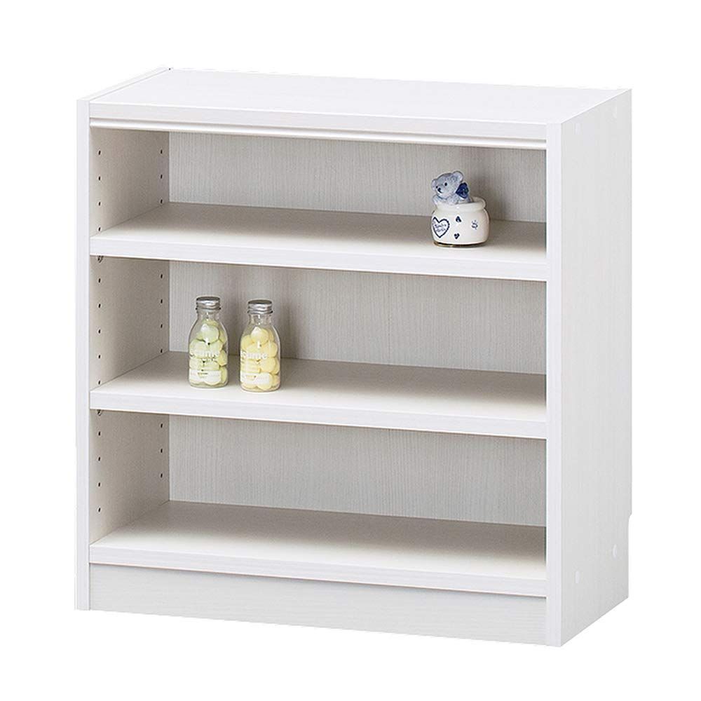 ERECTA】壁面取付型ラック W756 D307 H324 棚板2段 セミオーダー壁面