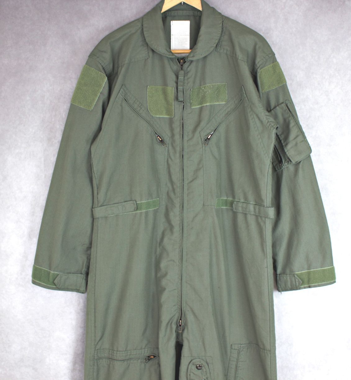 米軍実物 CWU-27/P フライトスーツ アラミド 42R セージグリーン 99年