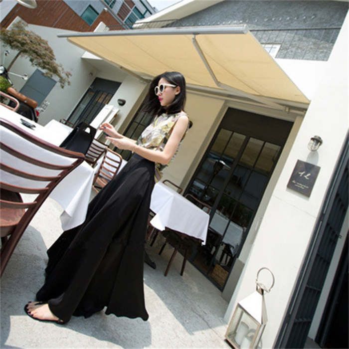ワイドパンツ フレアパンツ レディース サテン スカーチョ