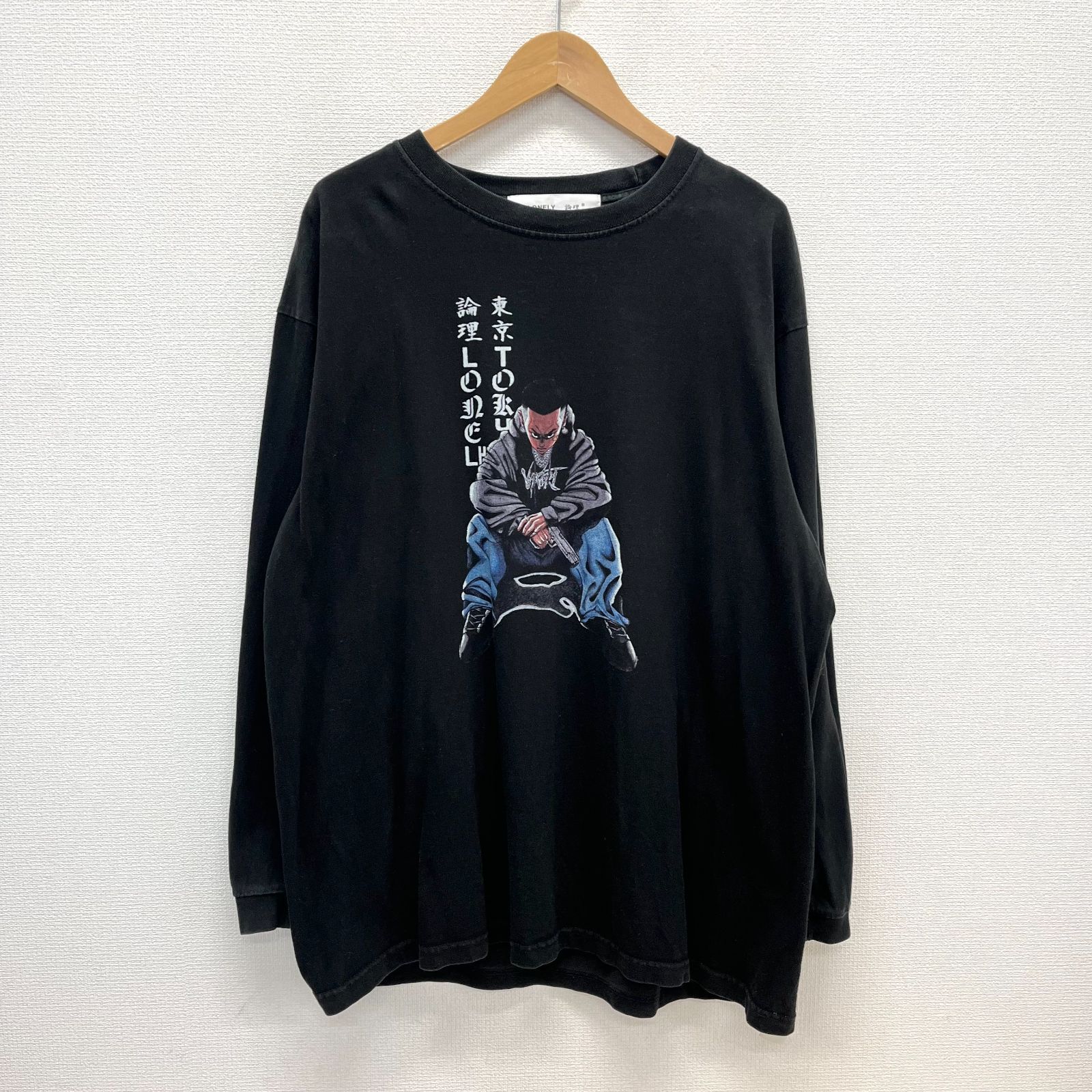 LONELY/論理 ロンリー VAZVERT LT グラフィック ロンT 長袖Tシャツ 