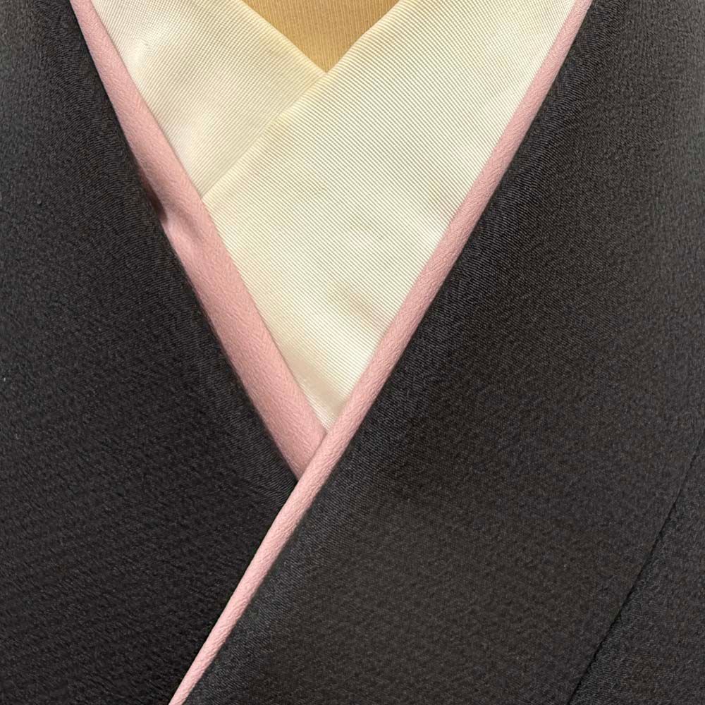 二尺袖 単品 卒業式着物 黒 kansai 裄69cm LLサイズ 袴用着物 化繊