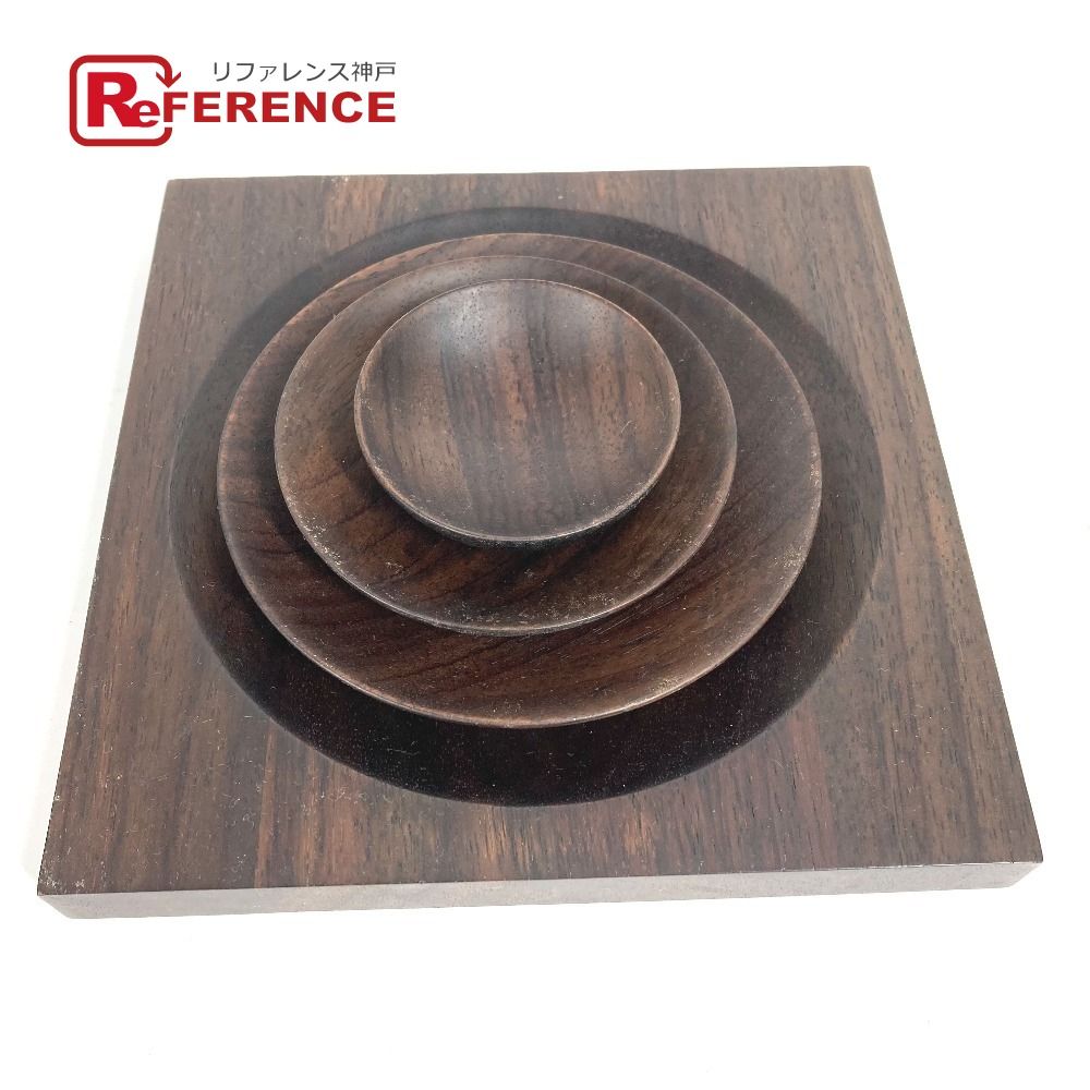 HERMES エルメス お皿 4点セット ウッド ブラウン