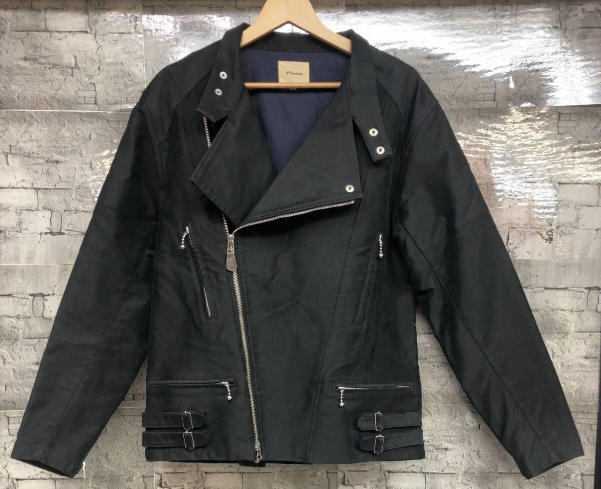 A VONTADE アボンタージ ライダース コットンダブルライダース サイズL ブラック