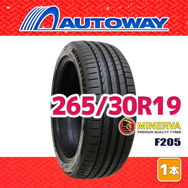 MINERVA F205 サマータイヤ 255/30ZR20 新品2本 MINERVA F205 255/30R20 92Y XL - オートウェイ