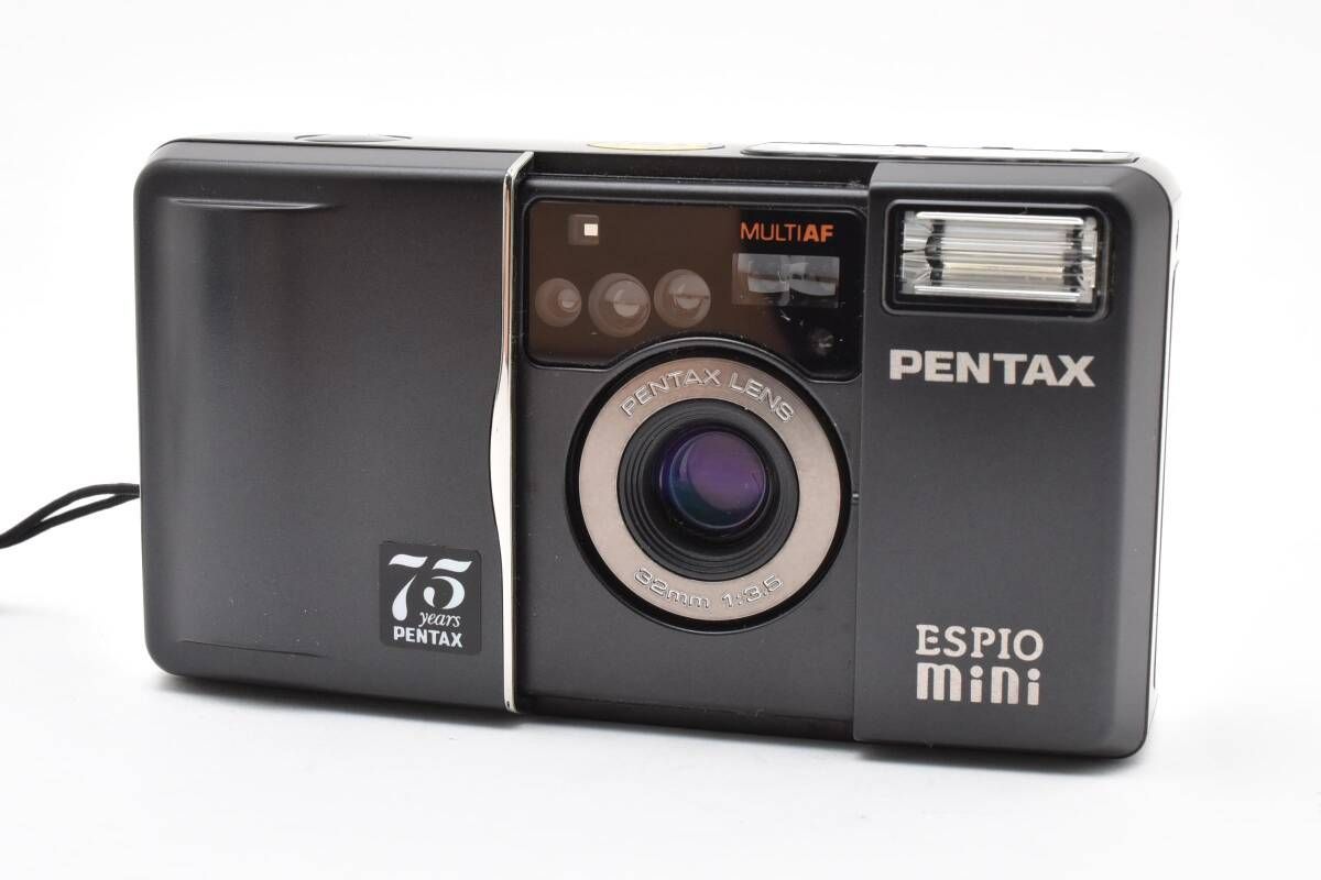 上 ペンタックス PENTAX ESPIO mini 75years ブラック 3374W09691 023