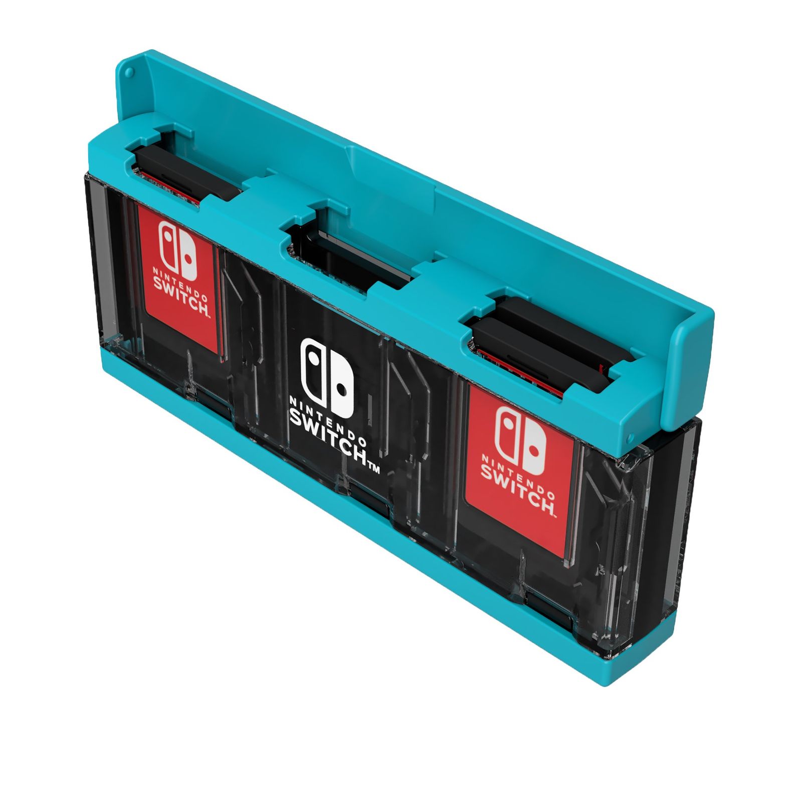 プッシュカードケース6 for Nintendo Switch ネオンブルー 任天堂ライセンス商品】プッシュカードケース6 for Nintendo