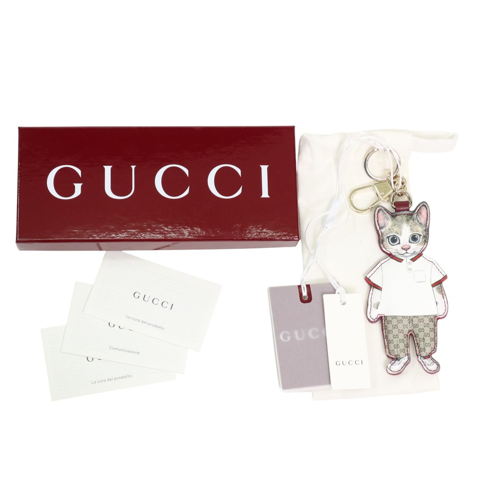 人気 日本 GUCCI グッチ ヒグチユウコ 猫チャーム＊