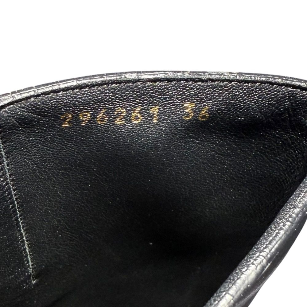 ほぼ未使用新品★GUCCI　ロングブーツ GUCCI - グッチ／GUCCI ロングブーツ シューズ 靴 レディース