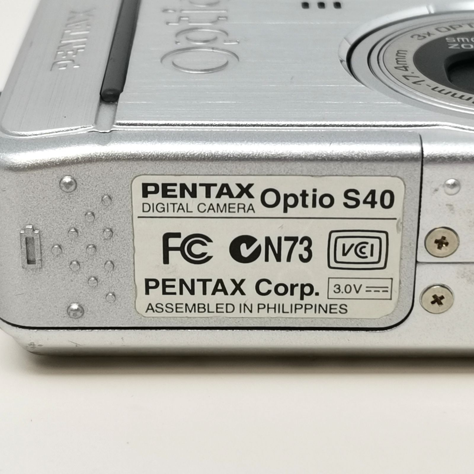 実写美⭕️【動作確認済】ペンタックス PENTAX OPTIO S40 乾電池式 実写美⭕️【動作確認済】ペンタックス PENTAX OPTIO S40 乾電池式