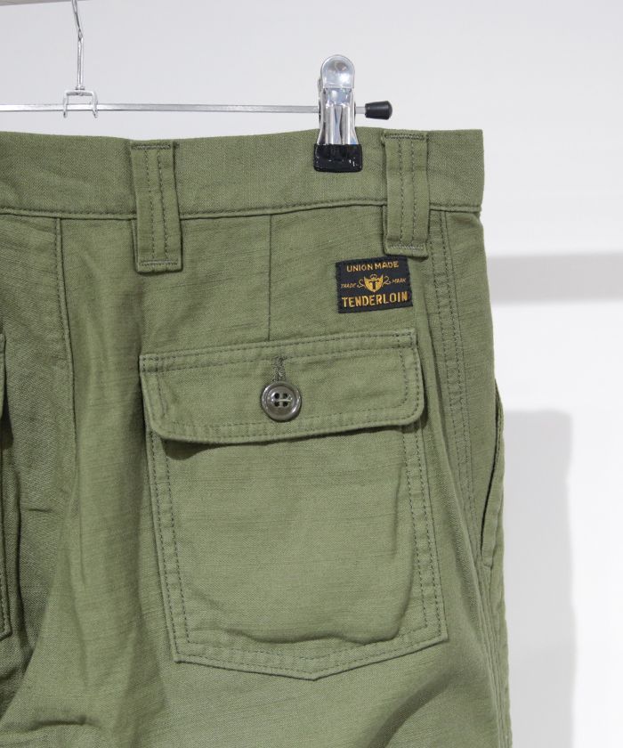 ド*ル様 テンダーロイン TENDERLOIN　T-ARMY PNT アーミーパ TENDERLOIN テンダーロイン T-ARMY PNT C コットンピケ アーミー
