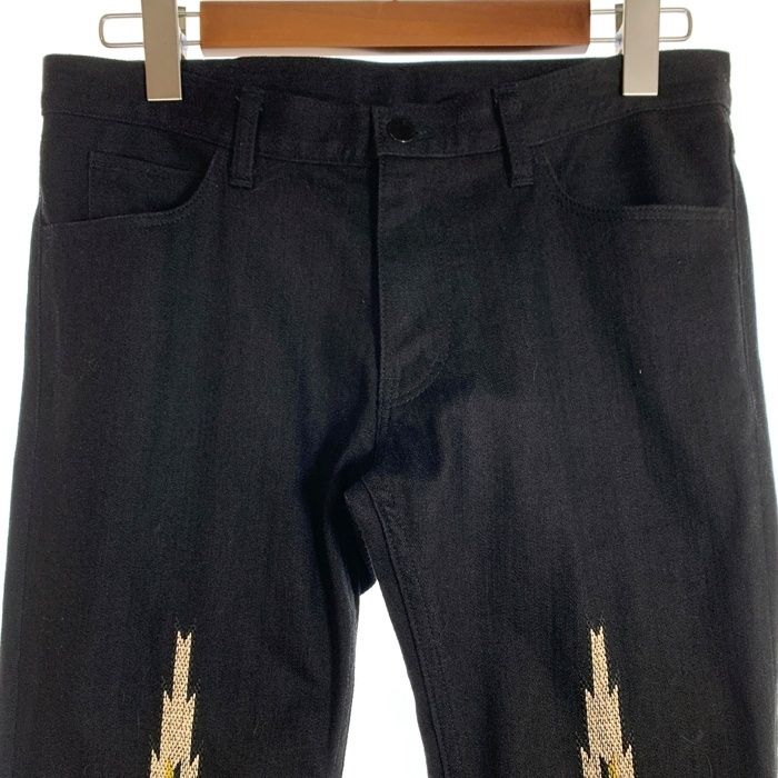 NUMBER(N)INE ナンバーナイン 05AW THS期 オルテガパンツ ブラック ストレッチ オリジナル Size 3×32 NUMBER(N)INE ナンバーナイン 05AW THS期 オルテガパンツ ブラック