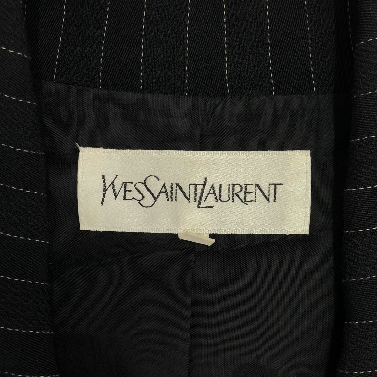 YVES SAINT LAURENT イヴサンローラン ストライプダブル
