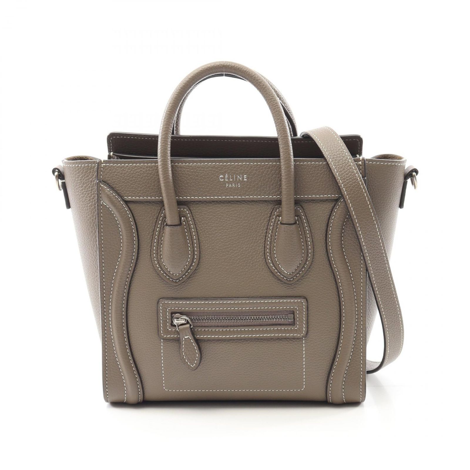 セリーヌ CELINE ハンドバッグ ラゲージ ナノショッパー 168243 