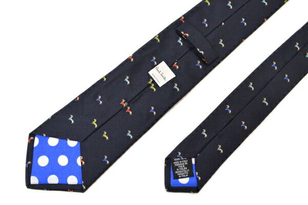 ネクタイ ポールスミス Paul Smith メンズ ドッグ柄 犬柄 シルク