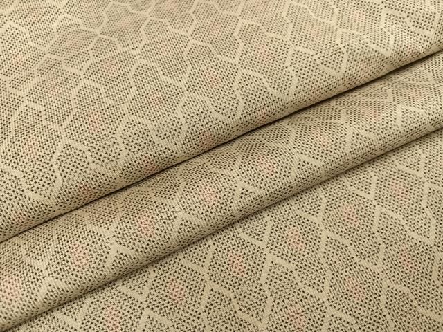 平和屋着物○本場大島紬 白大島 緯総絣 草花丸文 正絹 逸品 AABA0114zg