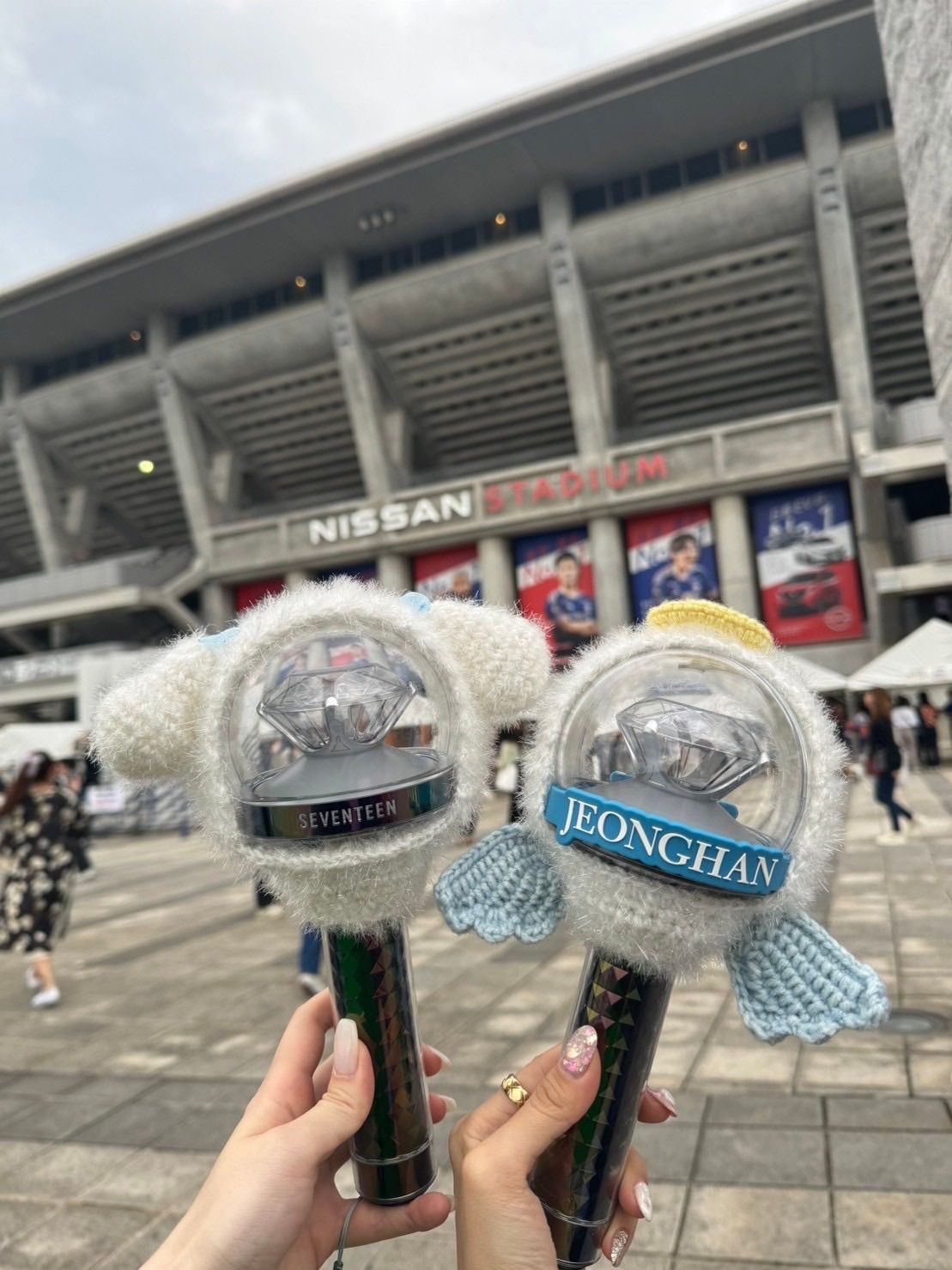 seventeen セブチ ペンライトカバー カラット棒 編み物 オーダー