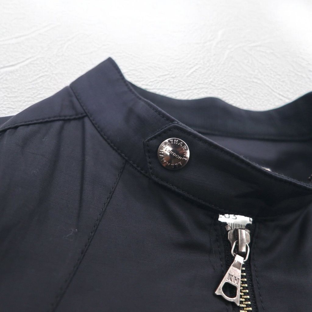 美品 EPOCA UOMO ラムレザージャケット 46 M 黒 ブラック