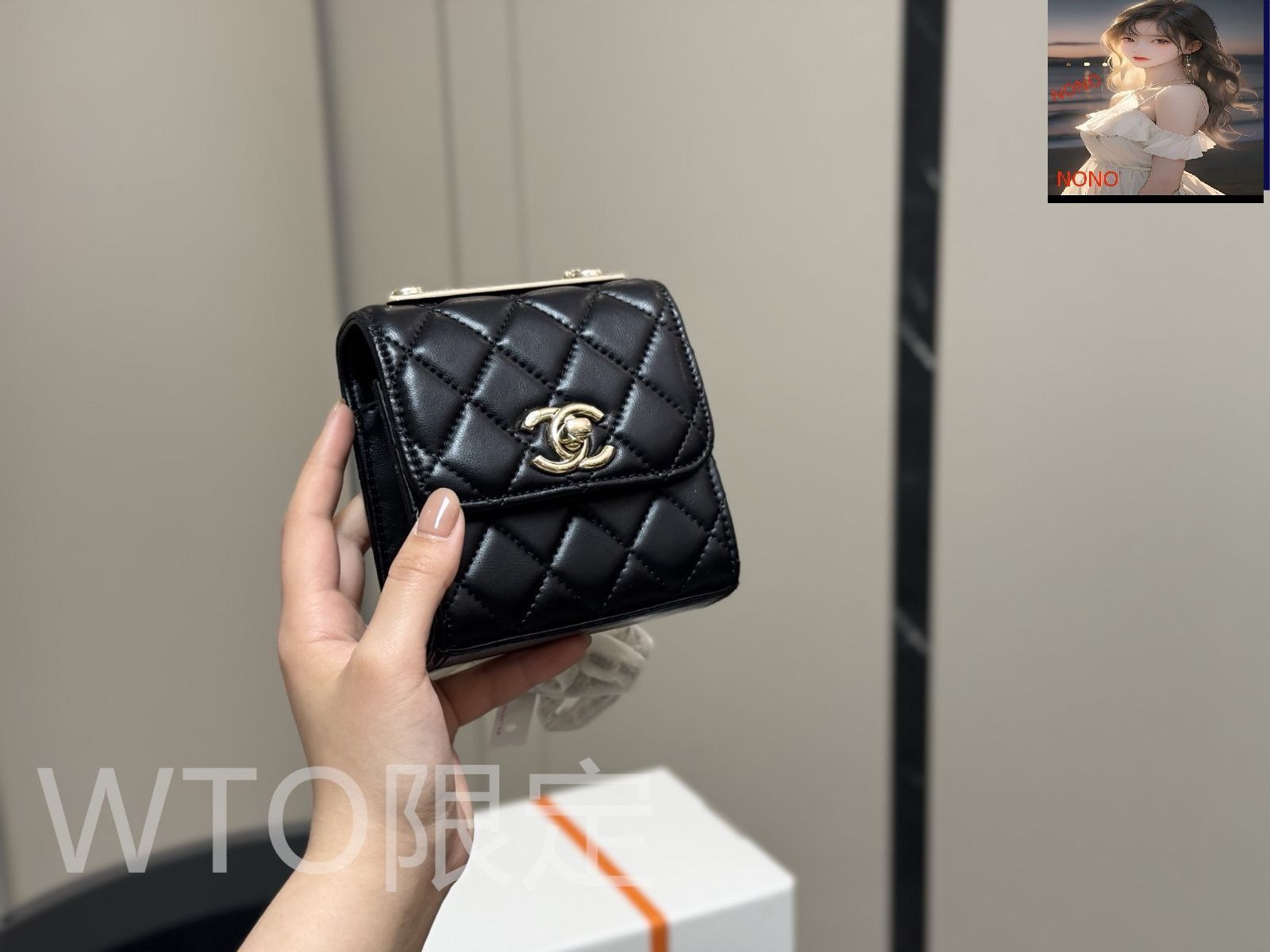 ☆エレガントなアイテム☆シャネル ミニウォレット 今日特価】Chanel シャネル ミニ ウォレットオンチェーン 高品質