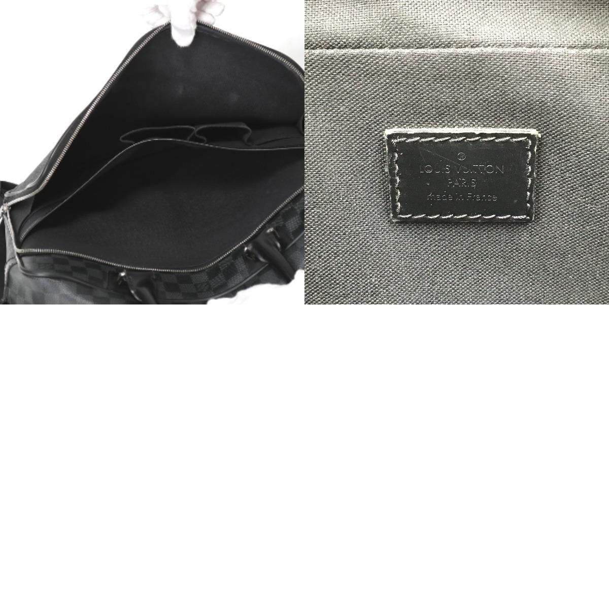 高級＊ルイヴィトン ビジネスバッグ ダミエグラフィット PDJ 2way 黒 LOUIS VUITTON ルイヴィトン ショルダーバッグ N23253 イカール