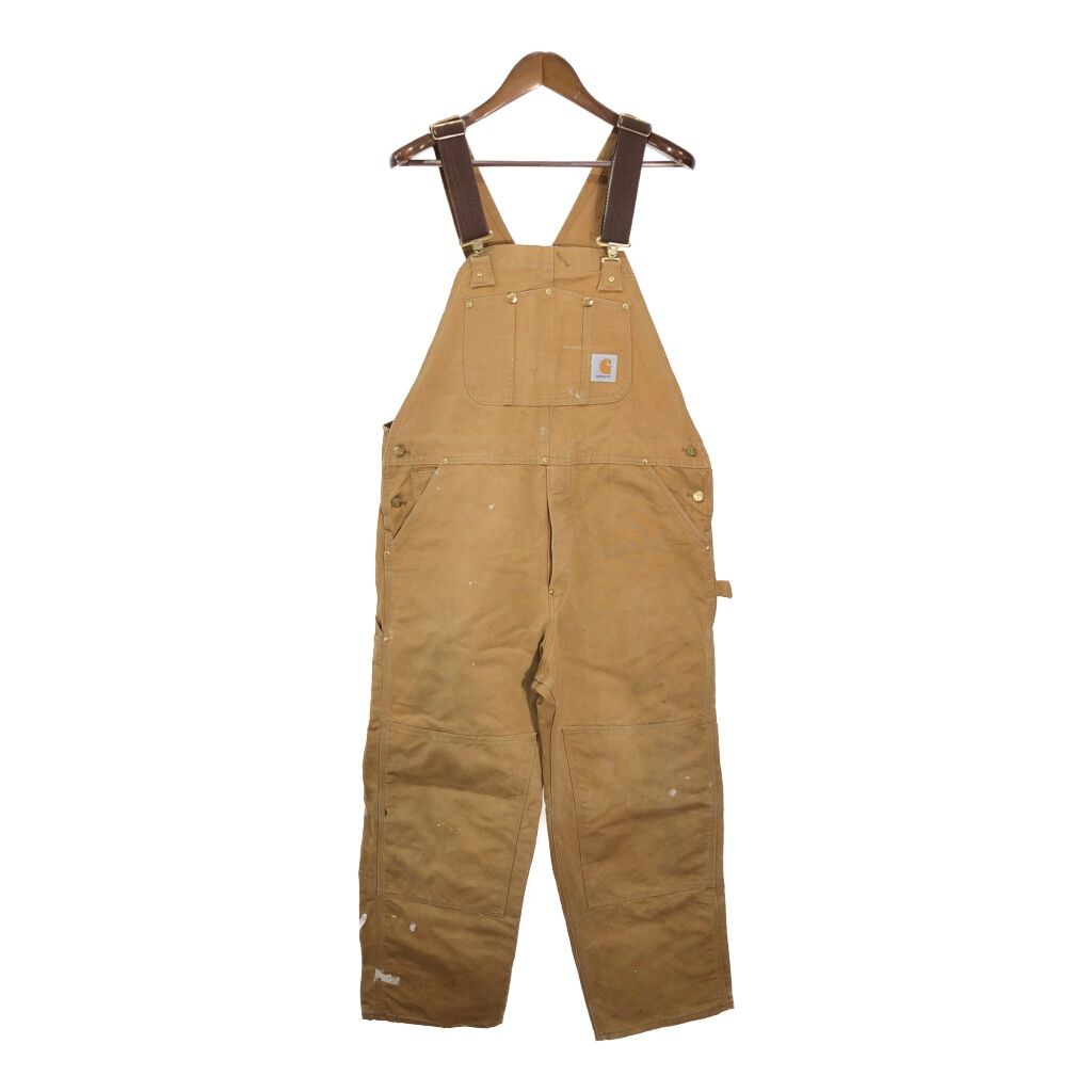 90s 〜 Carhartt カーハート ダブルニー オーバーオール 古着 90s USA製 carhartt カーハート ダブルニー ダック