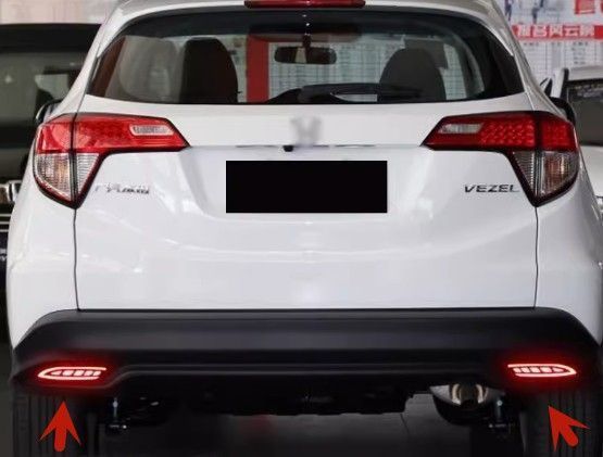 高品質 Honda ホンダ ヴェゼル VEZEL 2015-2021 バンパー　リアテールLEDライト　リアバンパーLEDライト　左右セット
