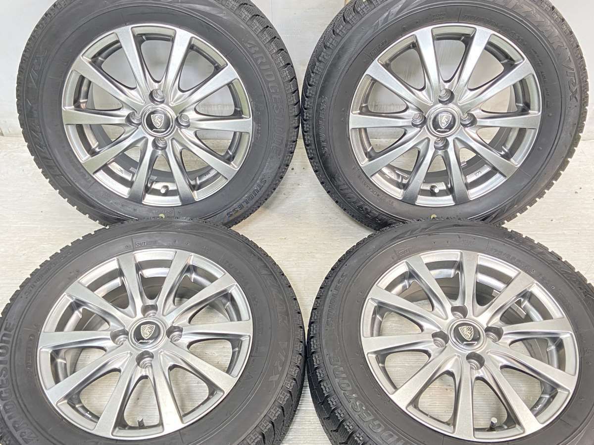 175/65R14 ブリヂストン ブリザック VRX マナレイスポーツ FS 14x5.5 38 100-4穴 中古タイヤ スタッドレスタイヤ ホイールセット  4本セット w14240128008 - メルカリ