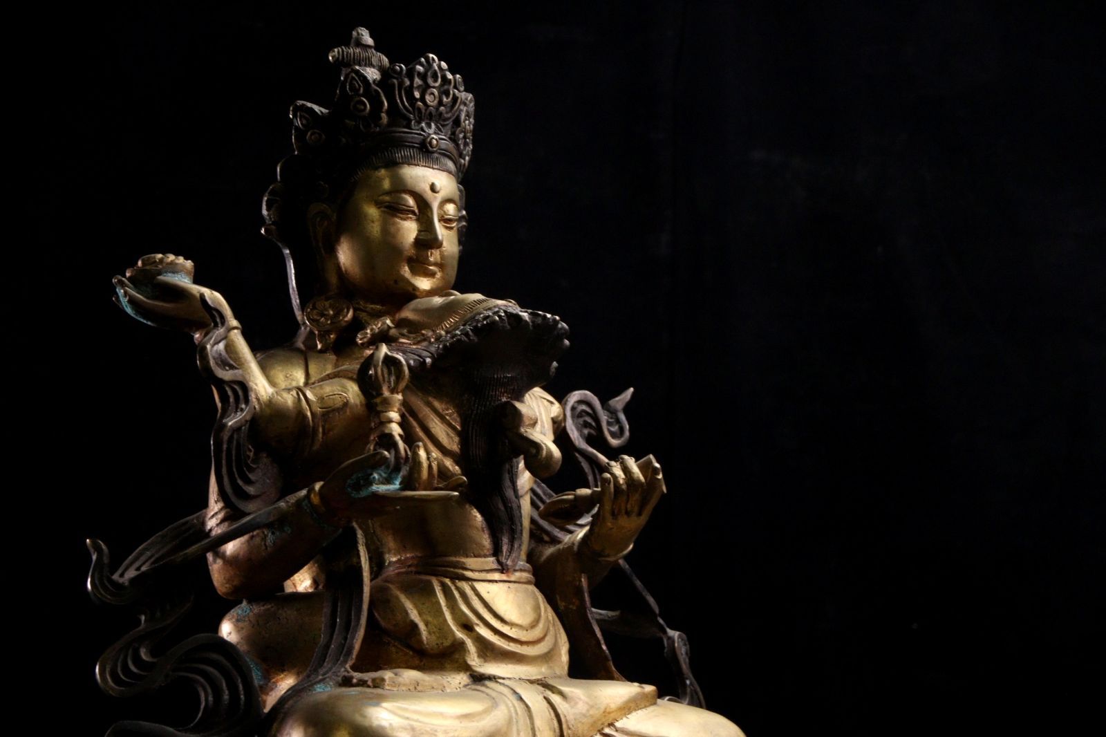 キ*ル様 ♦チベット 仏教 仏具 古美術 両面仏像 古仏 銅器 唐金 古玩 中国 m65628351798_1.jpg?1714205993