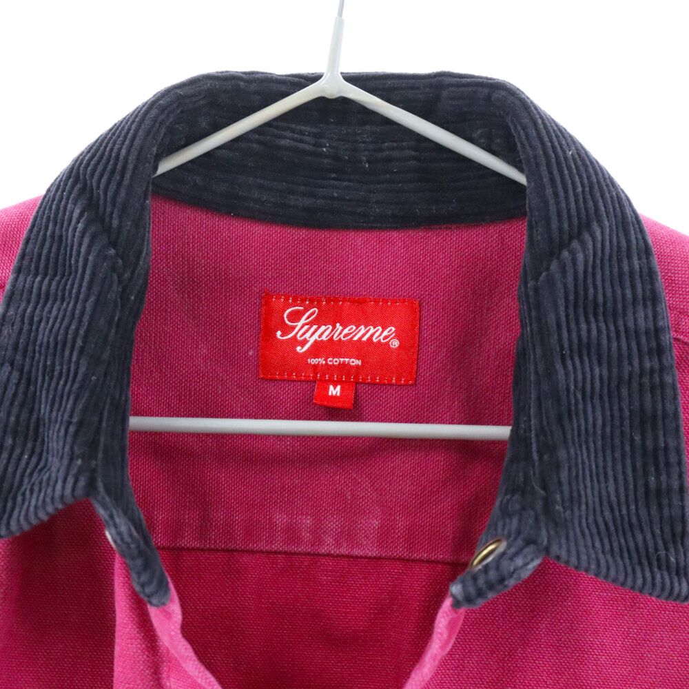 SUPREME (シュプリーム) 19AW script canvas snap shirt スクリプト