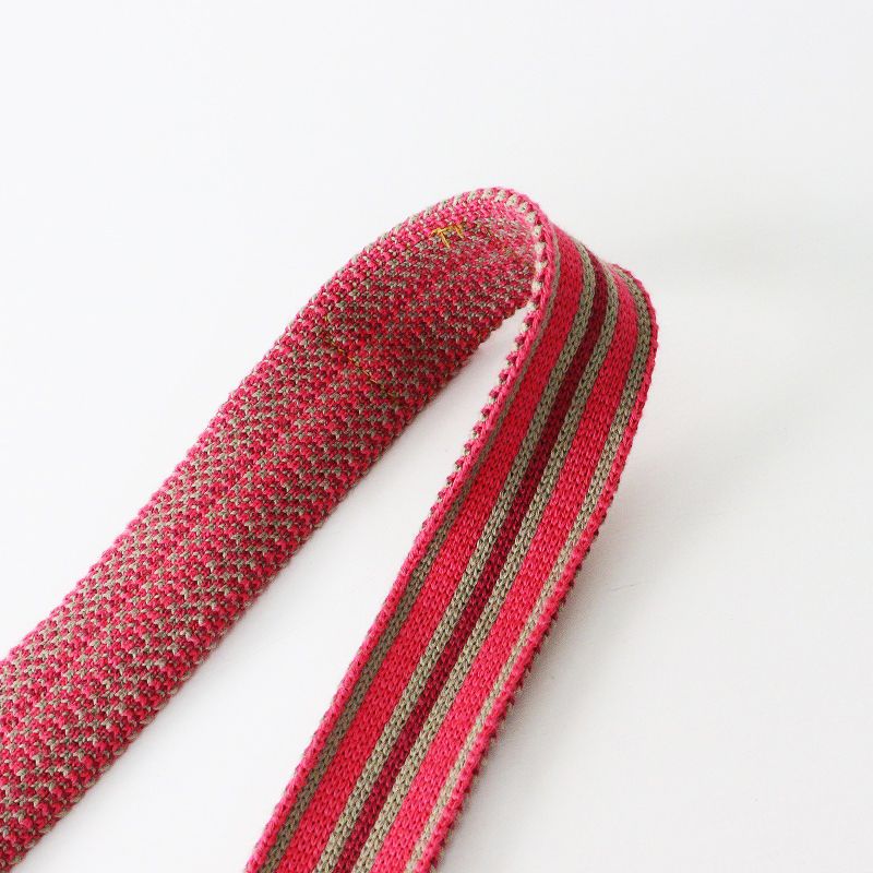 45R 45rpm フォーティファイブアール ニットベルト＼ピンク ストライプ  