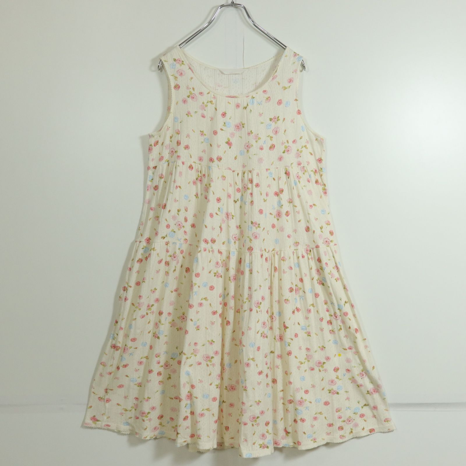 ピンクハウス☆ノースリーブワンピ オフホワイト系 z11835