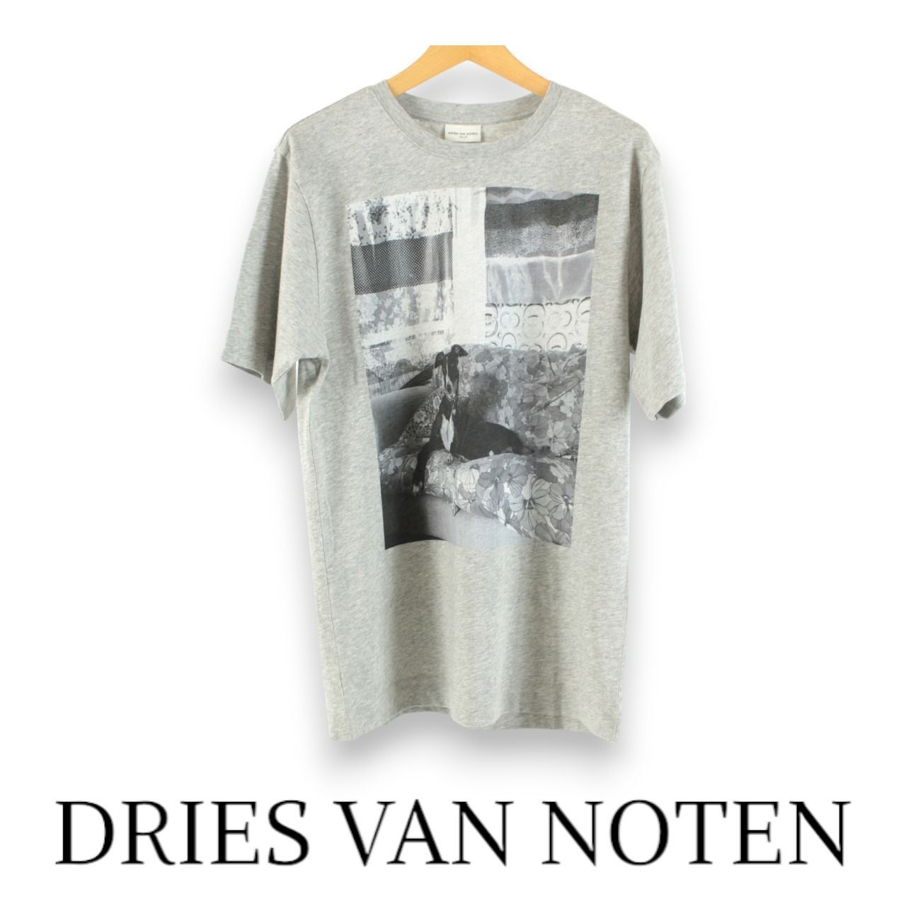 【新品】 ドリス ヴァン ノッテン　DRIES VAN NOTEN　デジタルフォトプリント Tシャツ　ARROW ON THE FLOWER  COUCH　2022SS