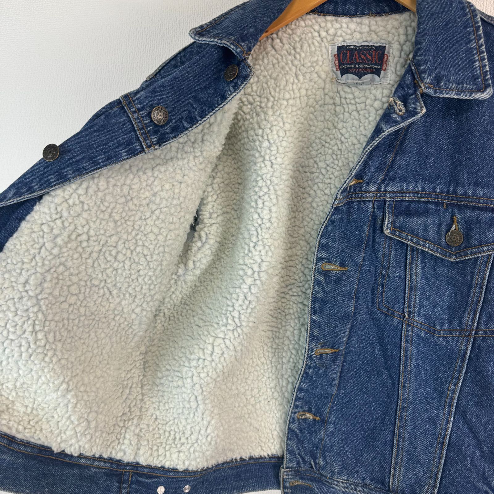 90s vintage ヴィンテージ classic デニムジャケット Gジャン 