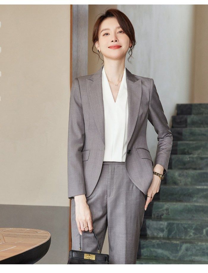 スーツレディースビジネス転職学校行事セットアップ母親ビジネススーツフォーマル面接ママスーツ服装服装パンツスーツ女性