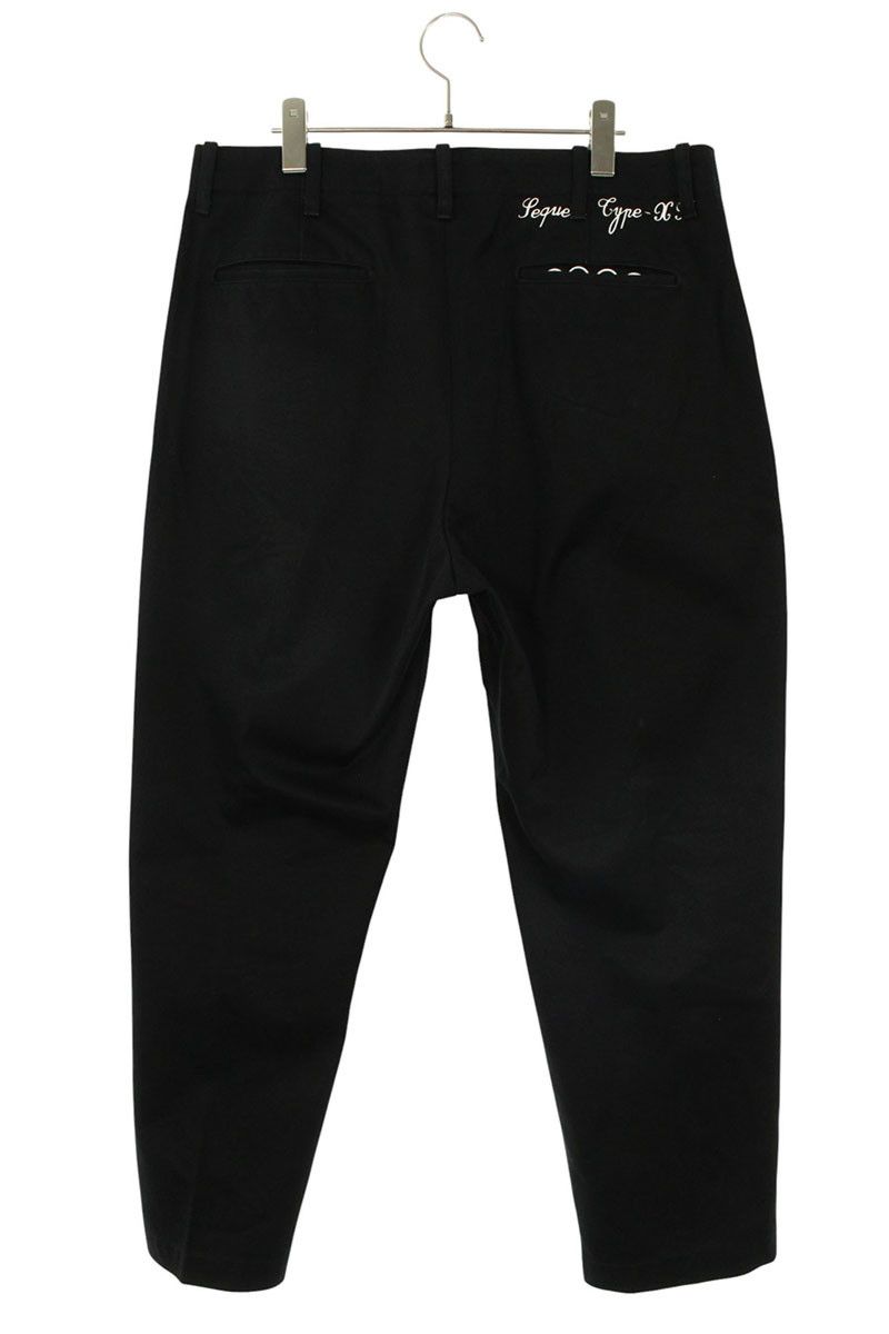 定価38500円 シークエル チノ パンツ TYPE-XF 黒 ブラック メンズ SEQUEL - CHINO PANTS (TYPE-XF) BLACK | River