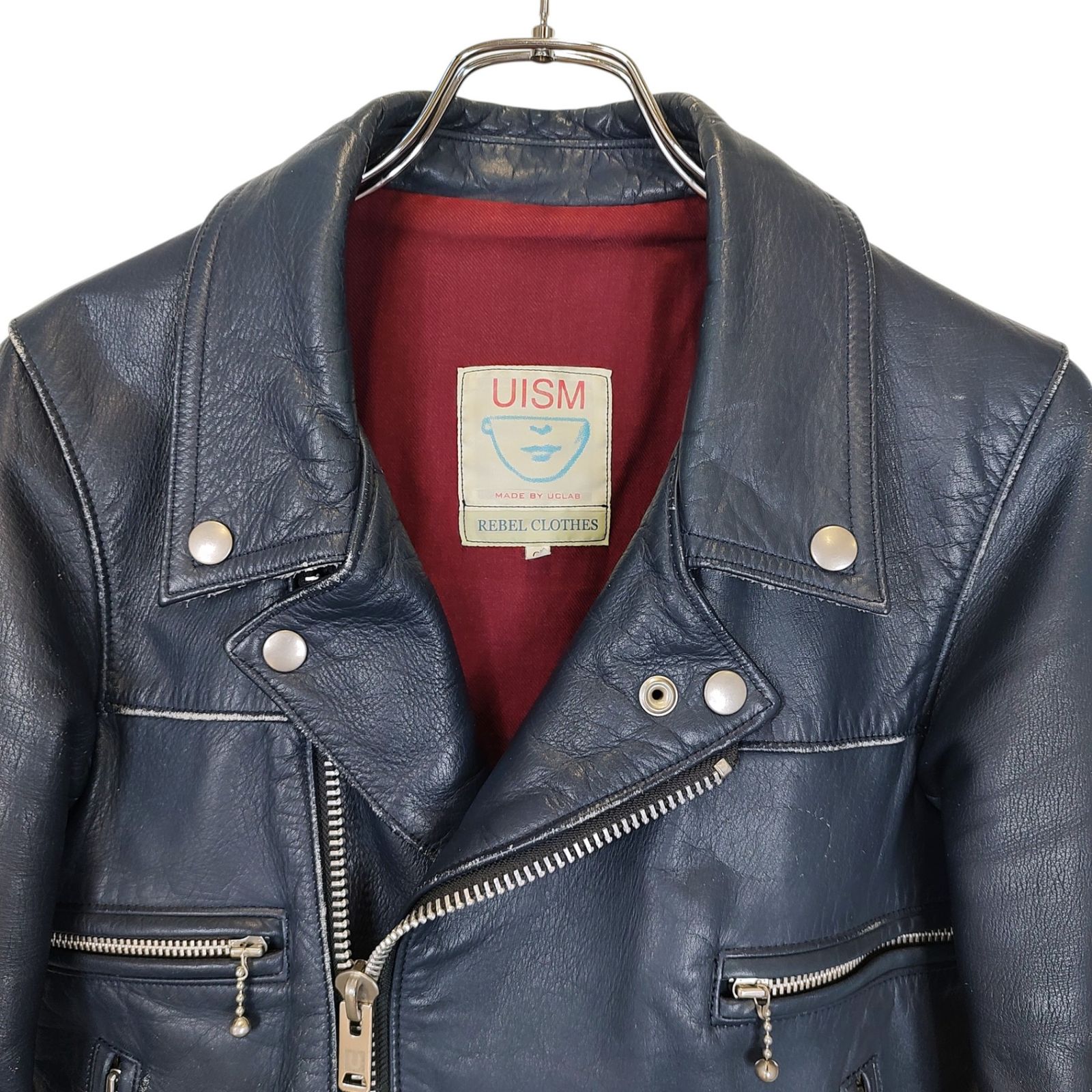 アンダーカバーイズム 08AW ダブル レザー ライダース 1 UNDERCOVERISM 