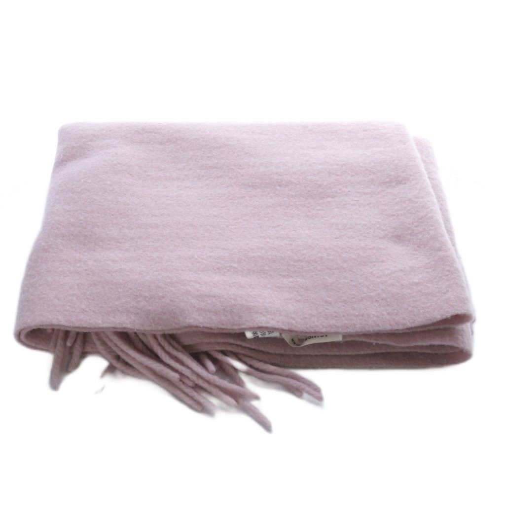 アソースメレ ASAUCE MELER ウール 大判ストール フリンジ ピンク