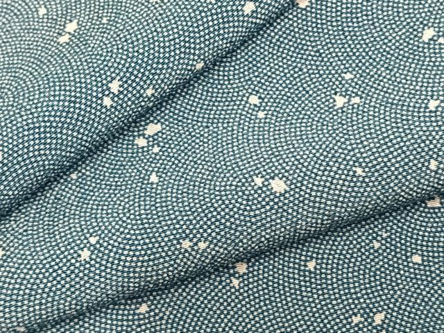 平和屋着物▽江戸小紋 単衣 散らし文 さんび謹製 洗える着物 AABC0304fy