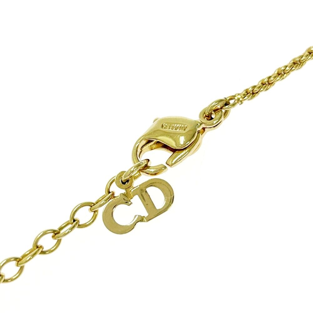 Christian Dior クリスチャン ディオール リーフ  ゴールド 中古】Christian Dior クリスチャンディオール GP ライン