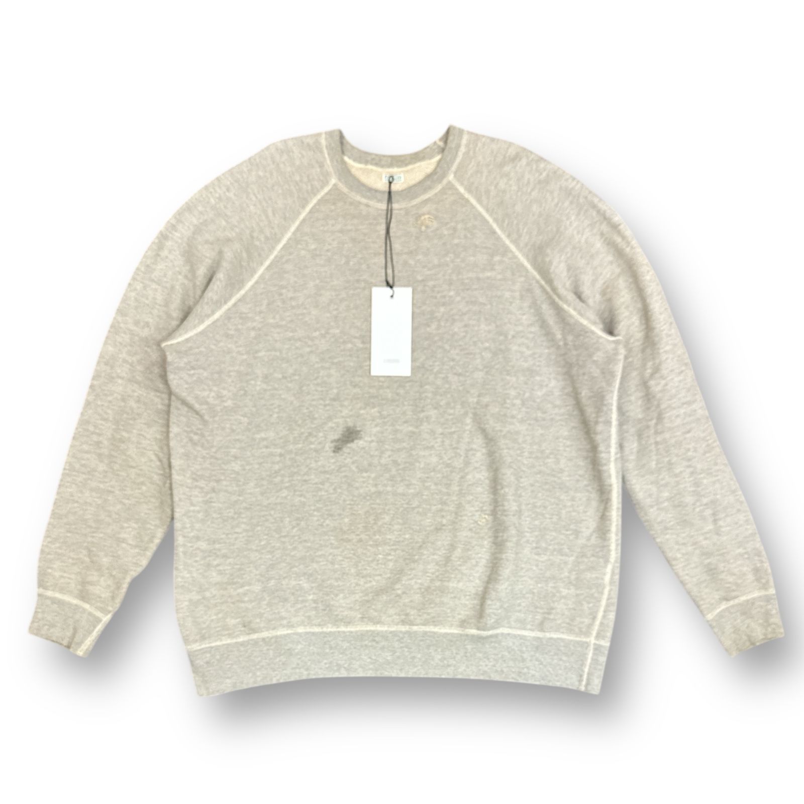 定価33000円 A.PRESSE 22SS Vintage Washed Sweat Shirt ヴィンテージ