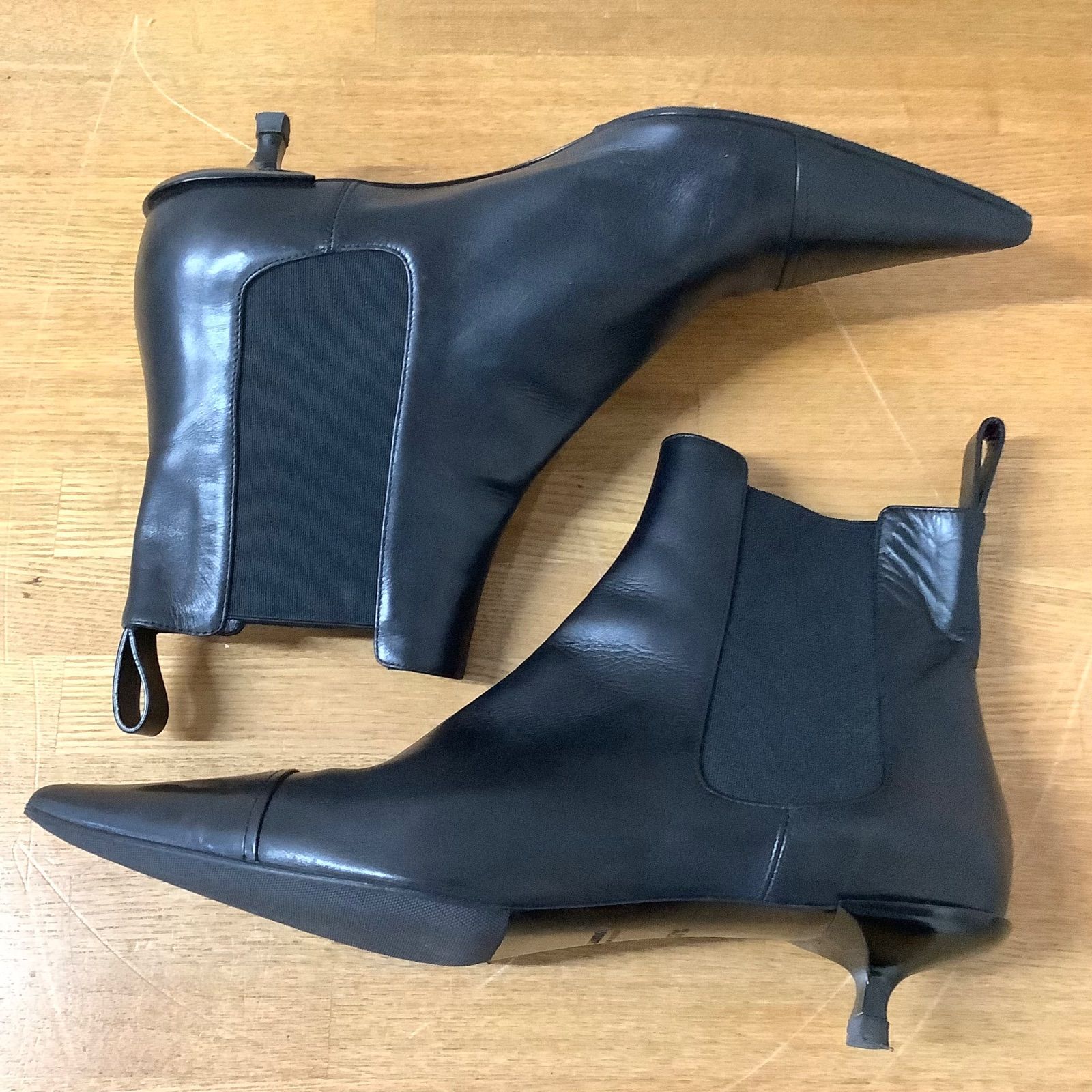 JIL SANDER ジルサンダー サイドゴアブーツ ブラック サイズ37 1