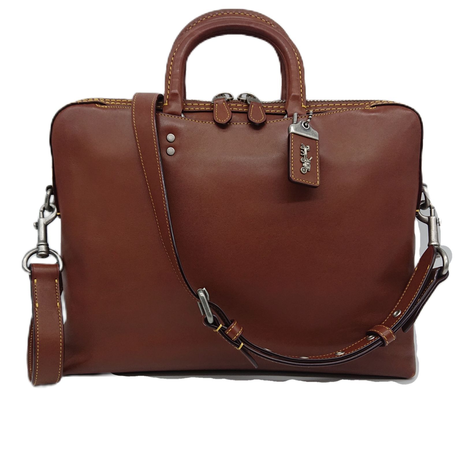 ✨美品✨COACH コーチ ビジネスバッグ 2WAY レザー ブラウン COACH コーチ ビジネスバッグ ショルダーバッグ 2WAY ブラウン