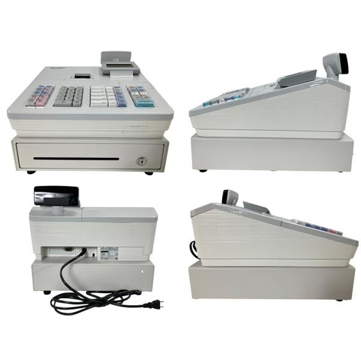 SHARP XE-A207W ホワイト 電子レジスタ キャッシャー 店舗用品