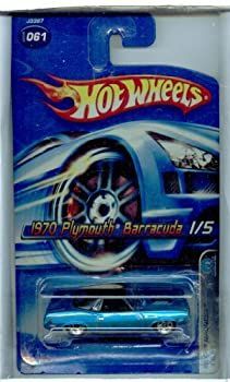  Hot Wheels 2006-061 Mopar Madness 1/5 1970 Plymouth Barracuda 1:64 Scale カプセルプラレール