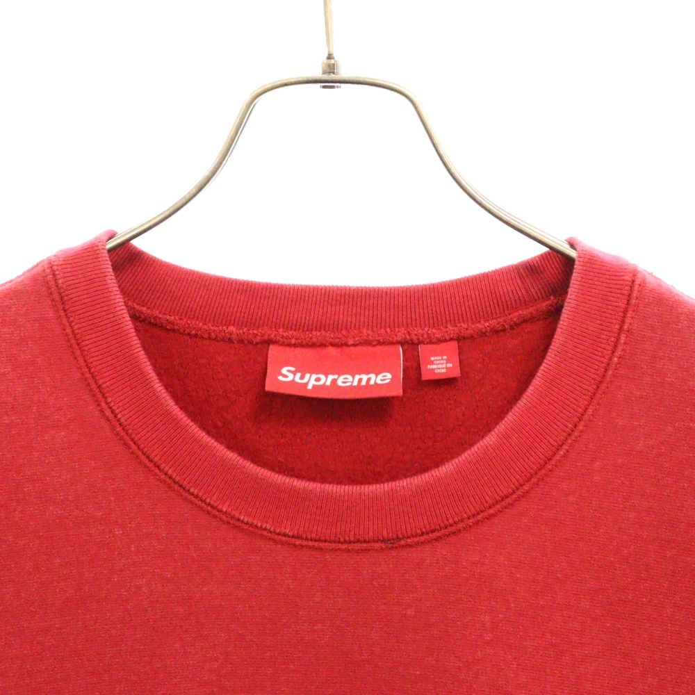 SUPREME (シュプリーム) 25SS Washed Box Logo Crewneck ウォッシュ  