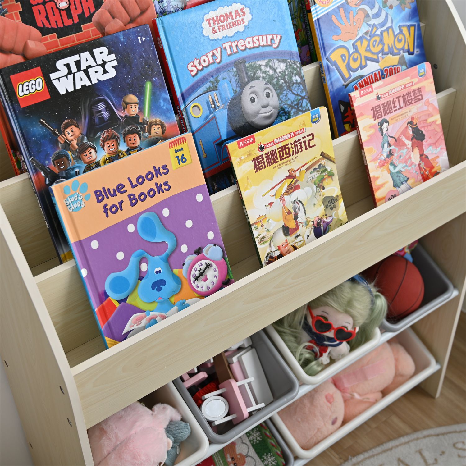 33%割」絵本ラック 絵本棚 大容量 本棚 収納ラック おもちゃ収納