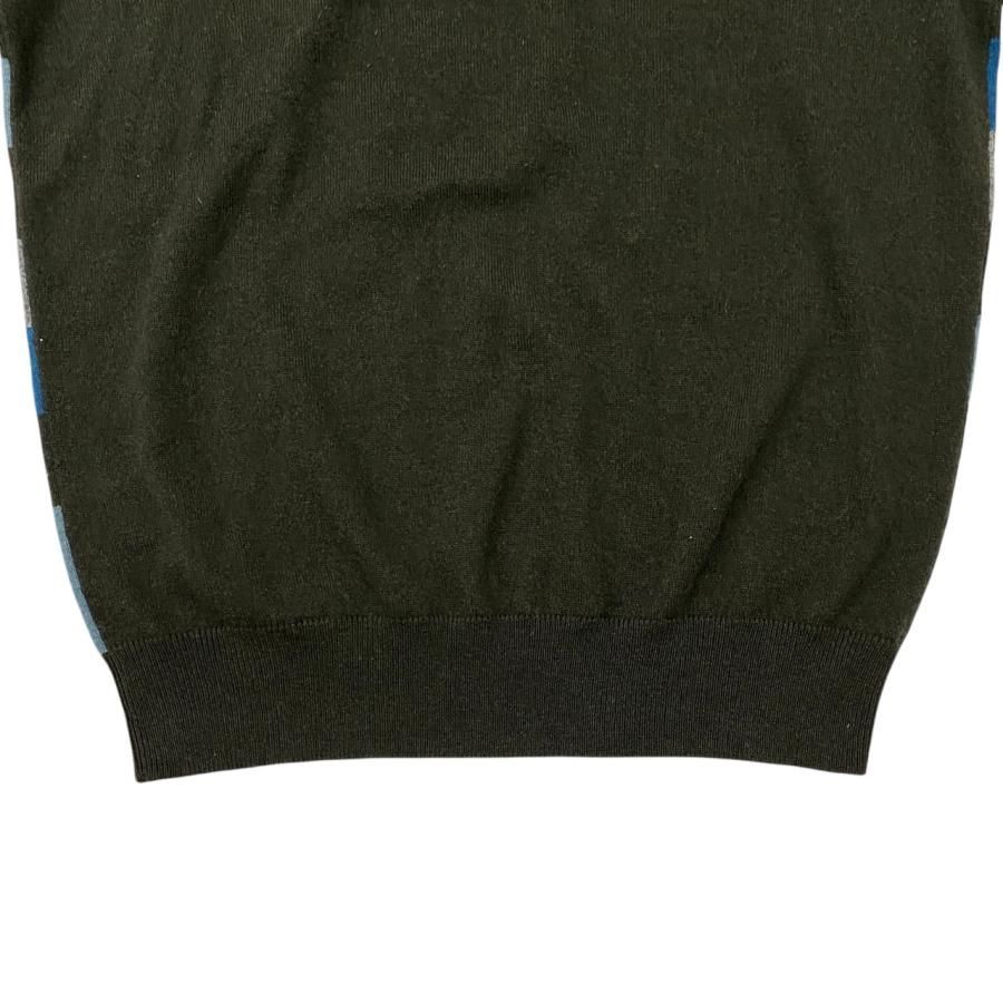 ☆E3767 エルメス 半袖セーター インターシャ マイヨン・パズル ニット