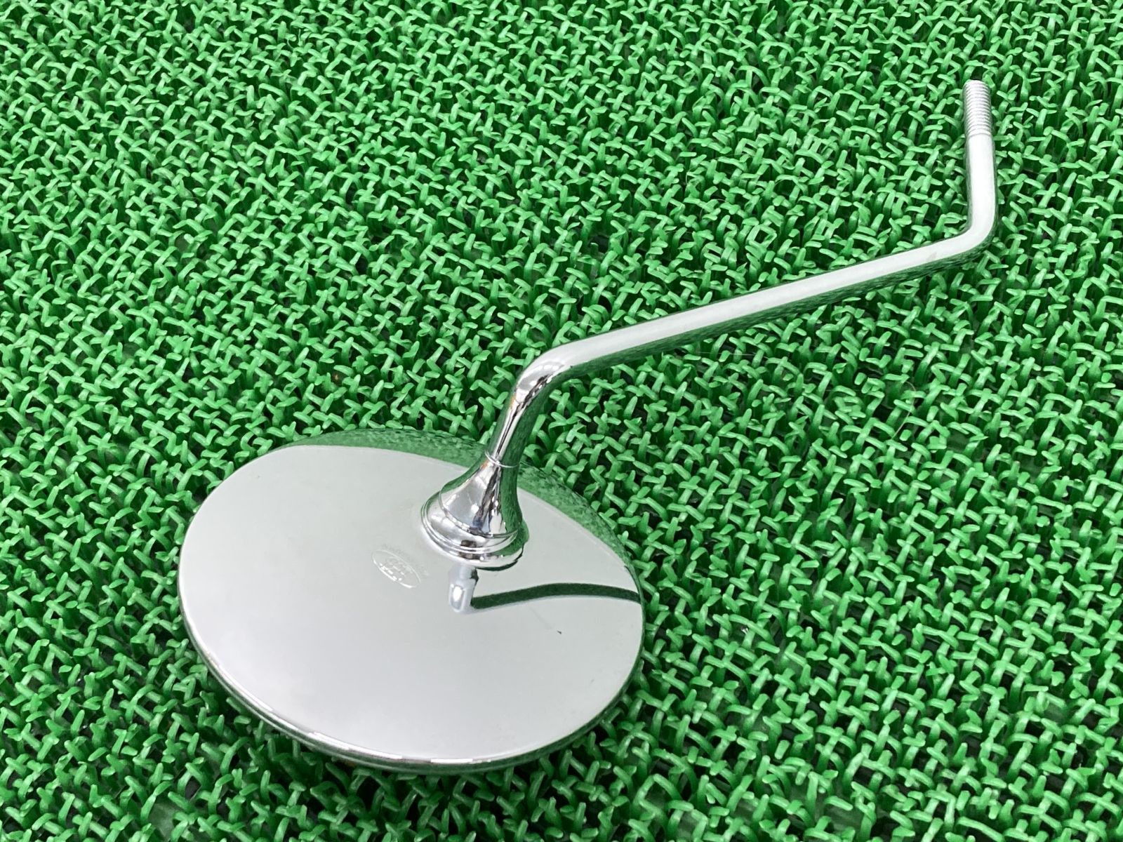 オートバイリアビューミラー クロム スカル装飾 リアビューサイド